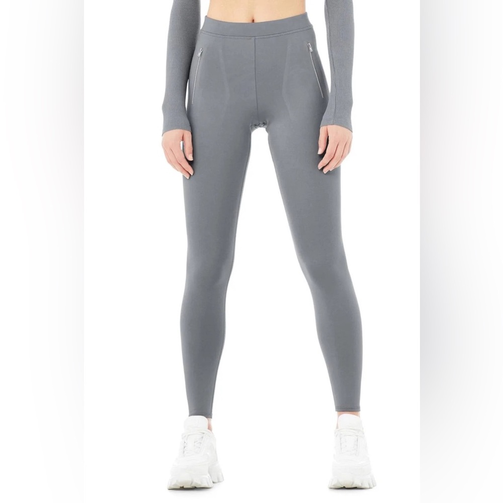 ALO YOGA Steel Blue High-Waist Thrill Seeker Legging